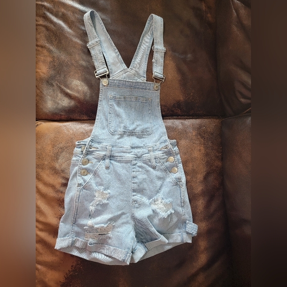Rue 21 Short Overalls Size 2 - Picture 1 of 4